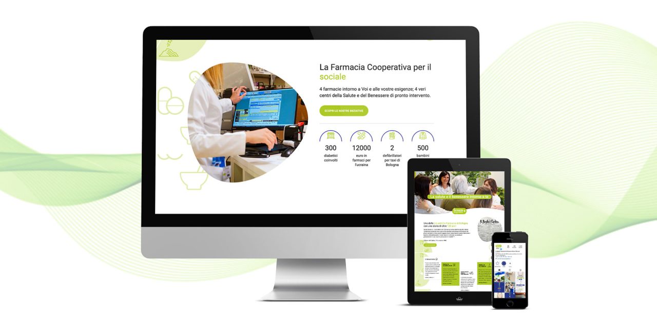 La nuova immagine web di Farmacia Cooperativa