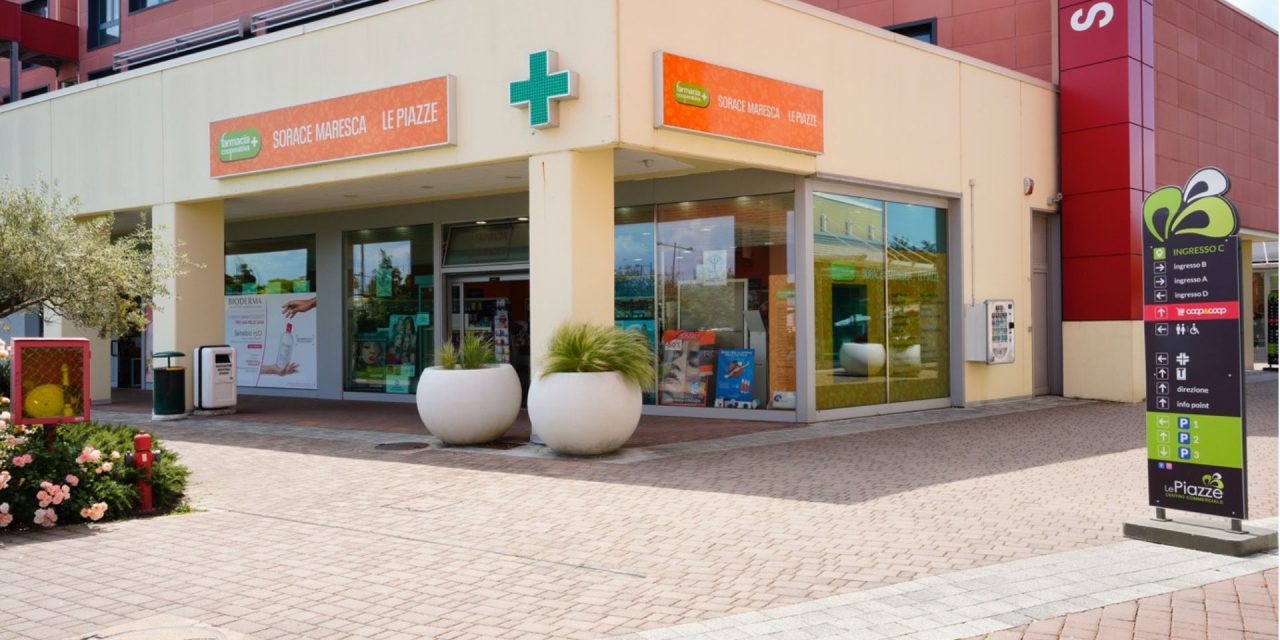 FARMACIA Le piazze dal 2020 fa parte del gruppo Farmacia Cooperativa