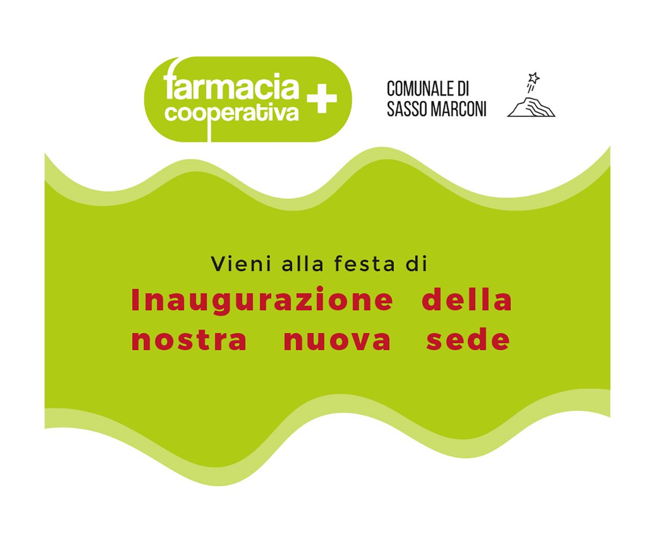 Inaugurazione della nuova sede della Farmacia Cooperativa comunale di Sasso Marconi